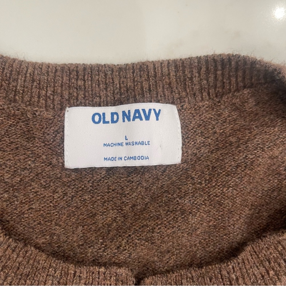 Old Navy Women's Cardigan in Warm Brown - Picture 5 of 12